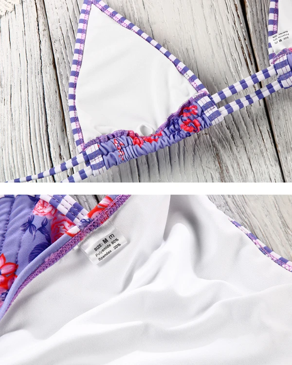 Bikini Purple Flower – Bild 6