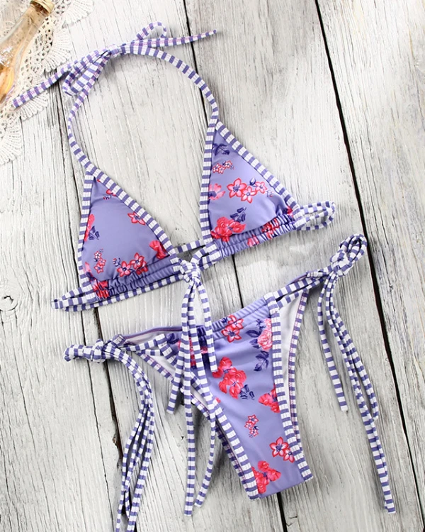 Bikini Purple Flower – Bild 4