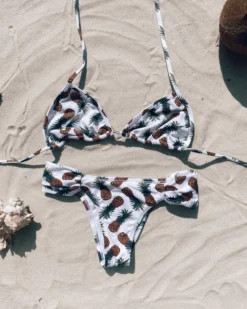 Bikini Princess Ananas -Strandbikini Geschaft Bikini Bademode Princess Brazil Schweiz brasilianische Bikinihose Triangle weiss Ananas 5 868350