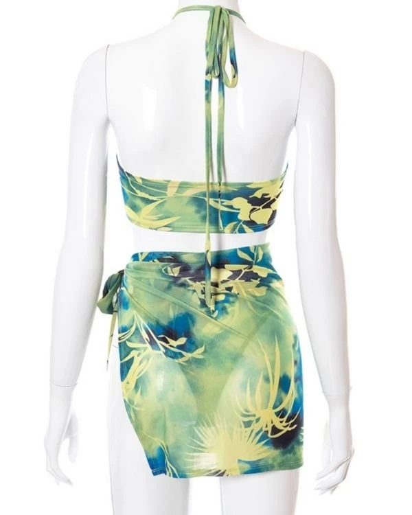 Bikini Set Tropical Green – Bild 3