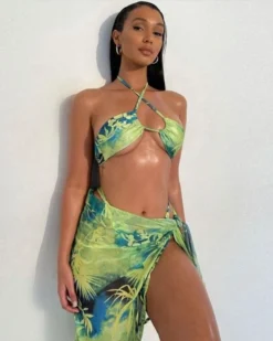 Bikini Set Tropical Green