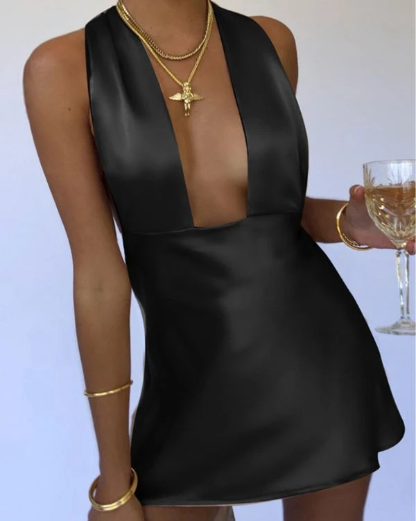 Satin Kleid Giorgia – Bild 2