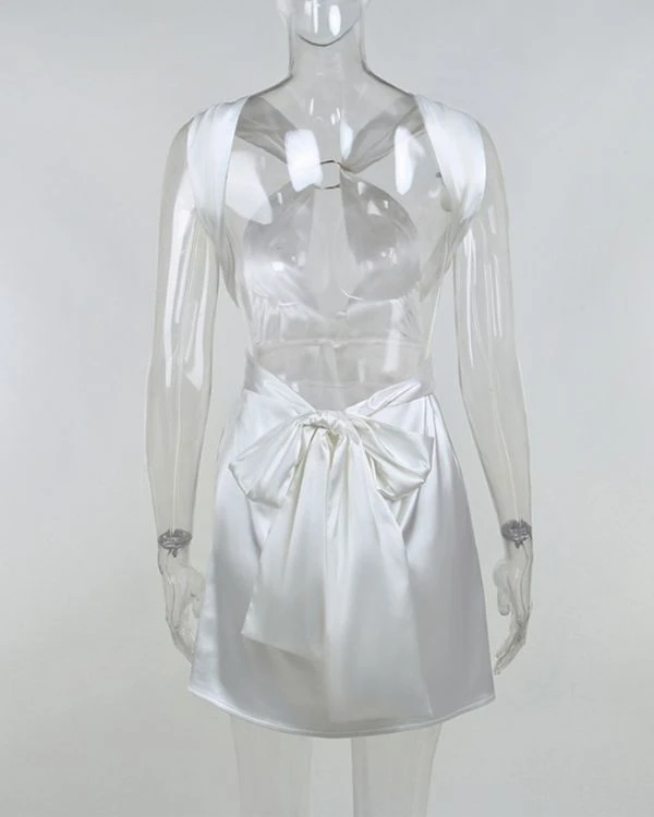 Satin Kleid Giorgia – Bild 4