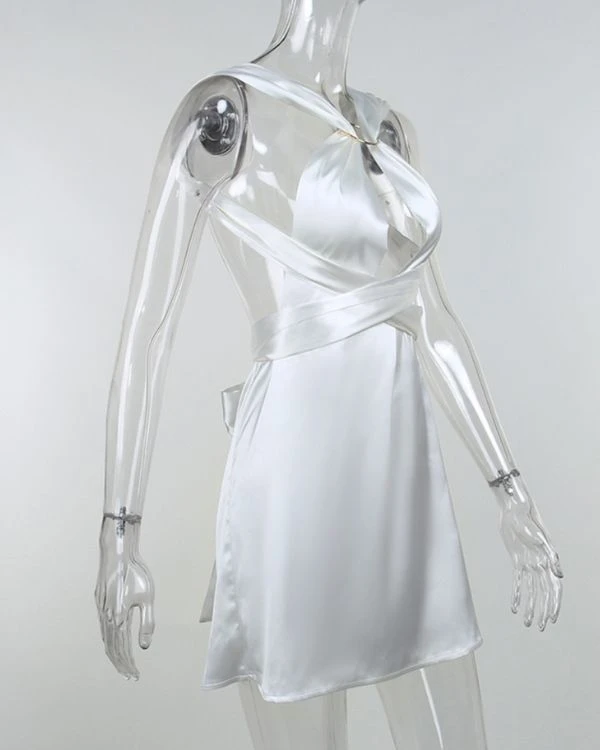 Satin Kleid Giorgia – Bild 6