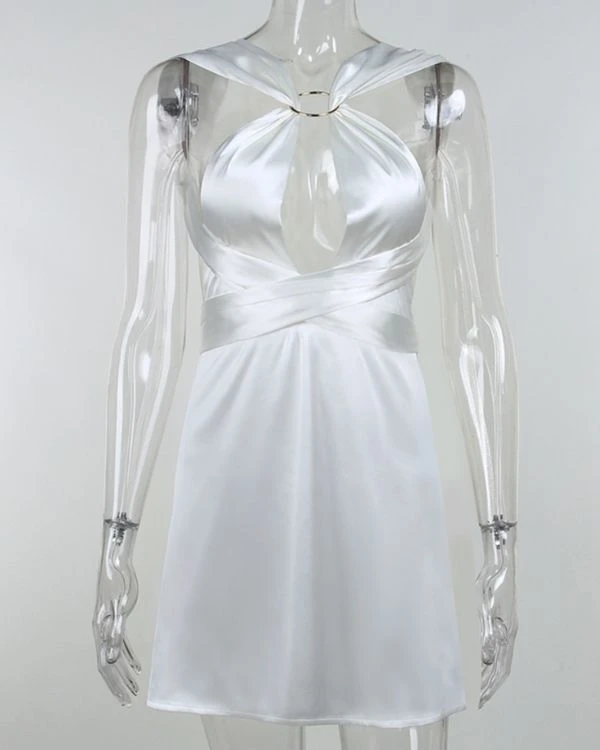 Satin Kleid Giorgia – Bild 5