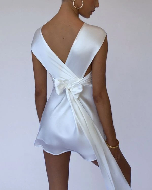 Satin Kleid Giorgia – Bild 9