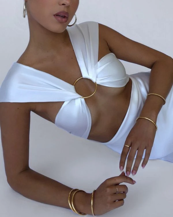 Satin Kleid Giorgia – Bild 8