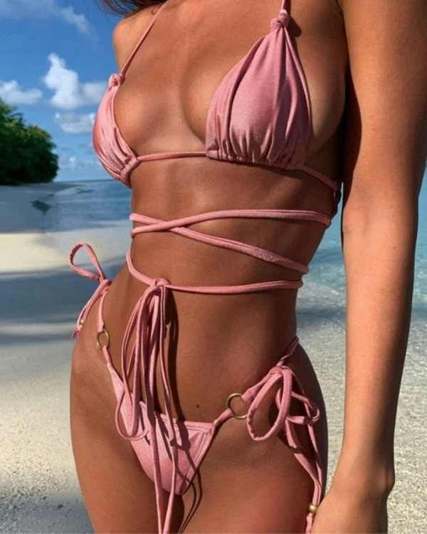 Schnür Wrap Bikini Nelli