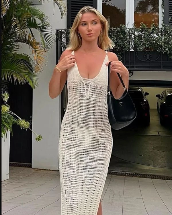 Langes Strickkleid Selma – Bild 4