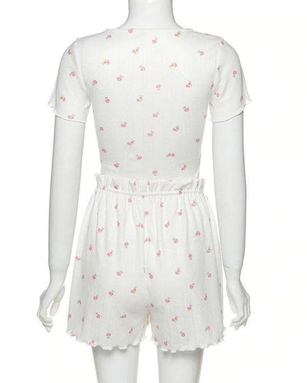 Ruffle Zweiteiler Fleur Blanc – Bild 5